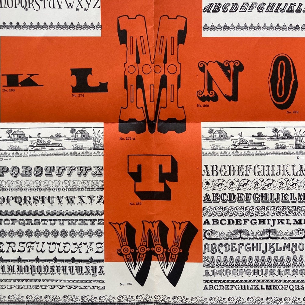 Signed The New York Public Library Old-Fashioned Type Specimens Darrell Hyder